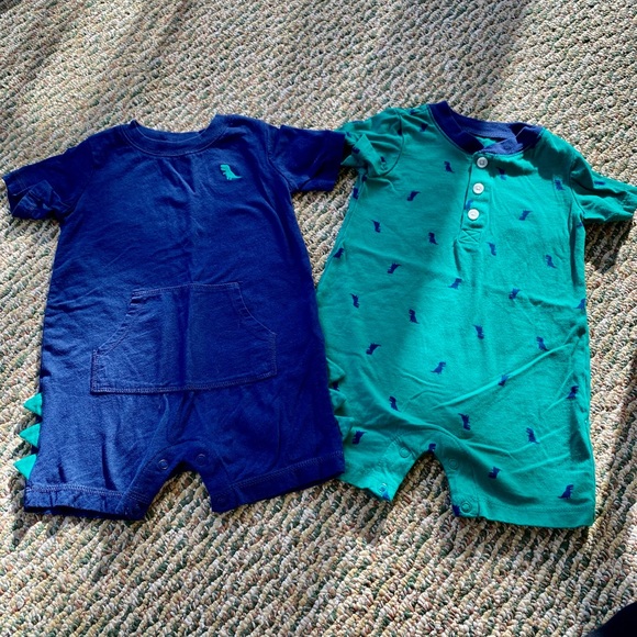 Carter's Other - Carter’s Dino onesies! 18 months!